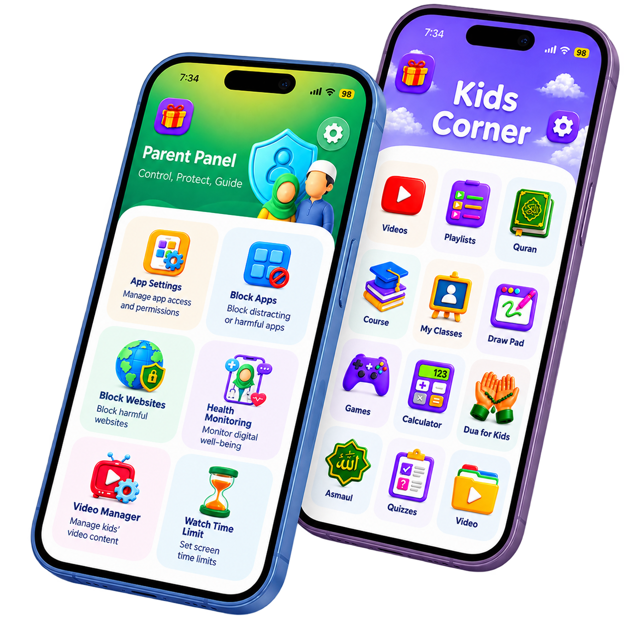 Kahf Kids app