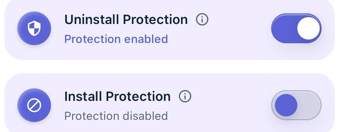Uninstall protection